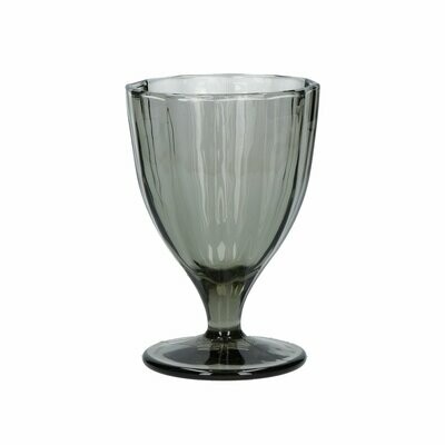 Set 6 Calice vino Amami smoke - Rose &amp; tulipani