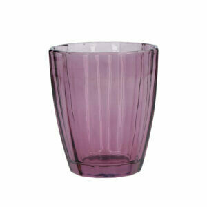 Set 6 Bicchiere acqua Amami vinaccia - Rose &amp; tulipani