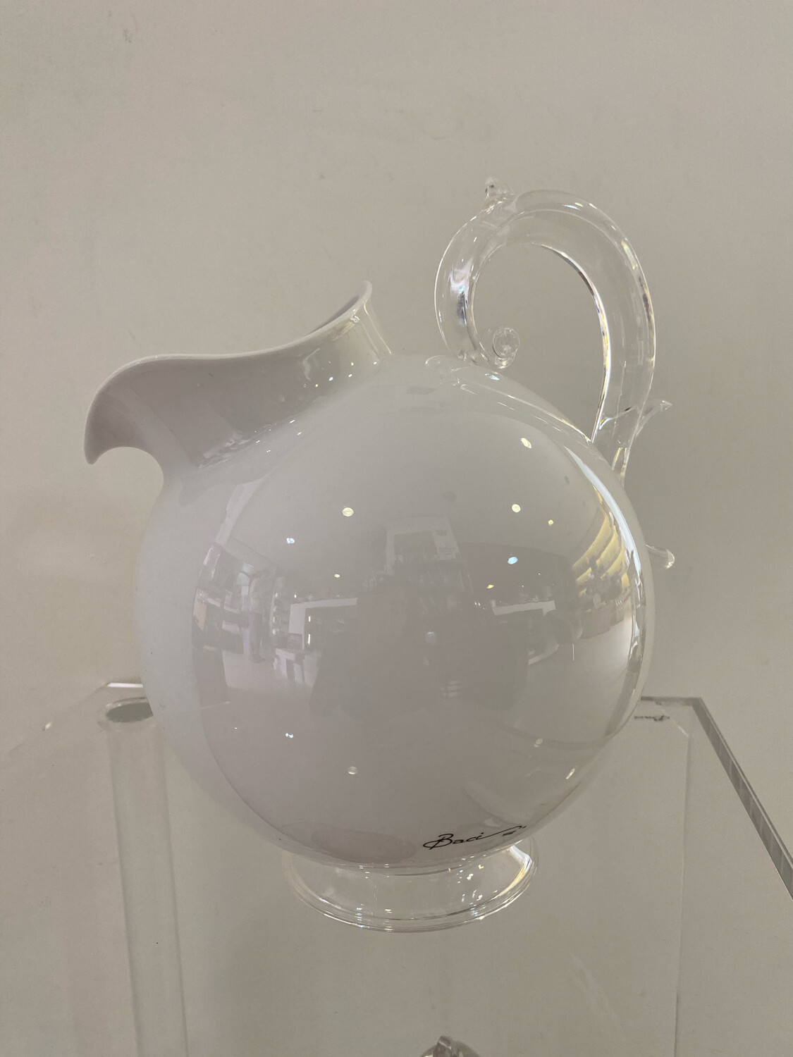 Brocca acrilico bianco 2,25l - Baci Milano