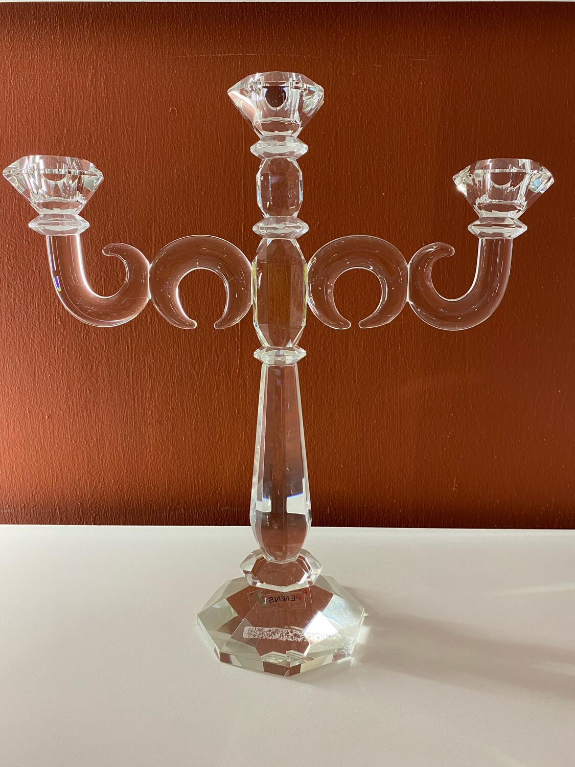 Candelabro cristallo 3 fiamme