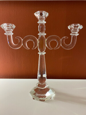 Candelabro cristallo 3 fiamme