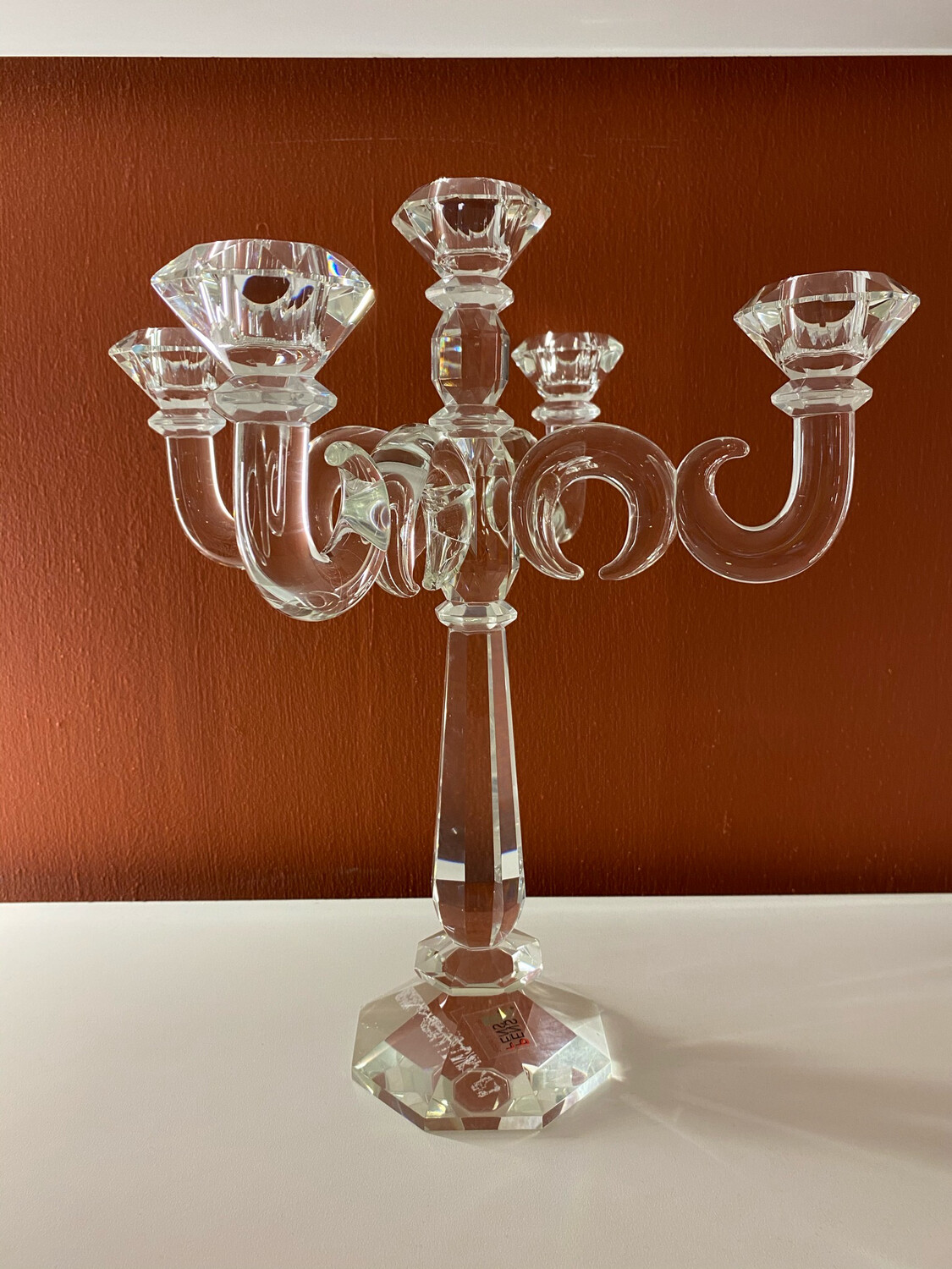 Candelabro cristallo 5 fiamme