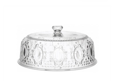 Piatto torta con cupola - baroque&rock Piatto torta con cupola - baroque&rock