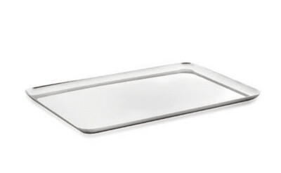 Vassoio acciaio rettangolare 27x18 - Stile Pininfarina