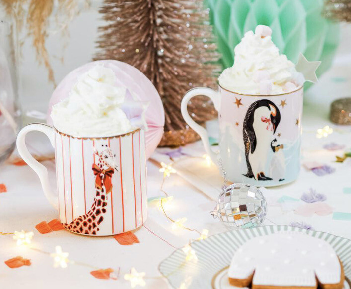 Set 2 Mug small - 250ml - XMAS Yvonne Ellen