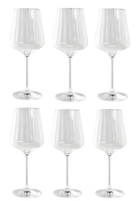Set 6 Calice vino rosso / calice acqua 390ml - rinascimento