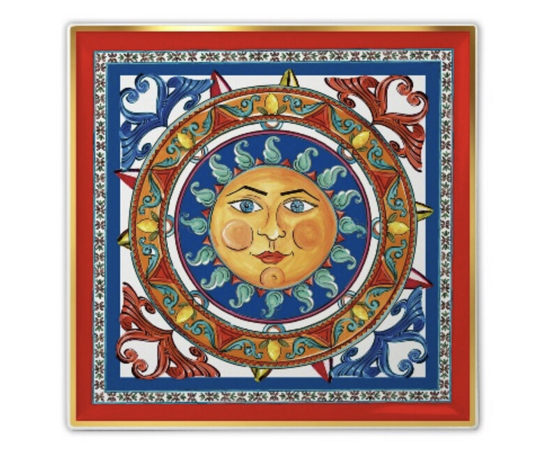 Vassoio gourmet piccolo porcellana - sole Mio Baci Milano