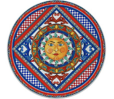 Piatto a servire 30cm - melamina - sole Mio Baci Milano