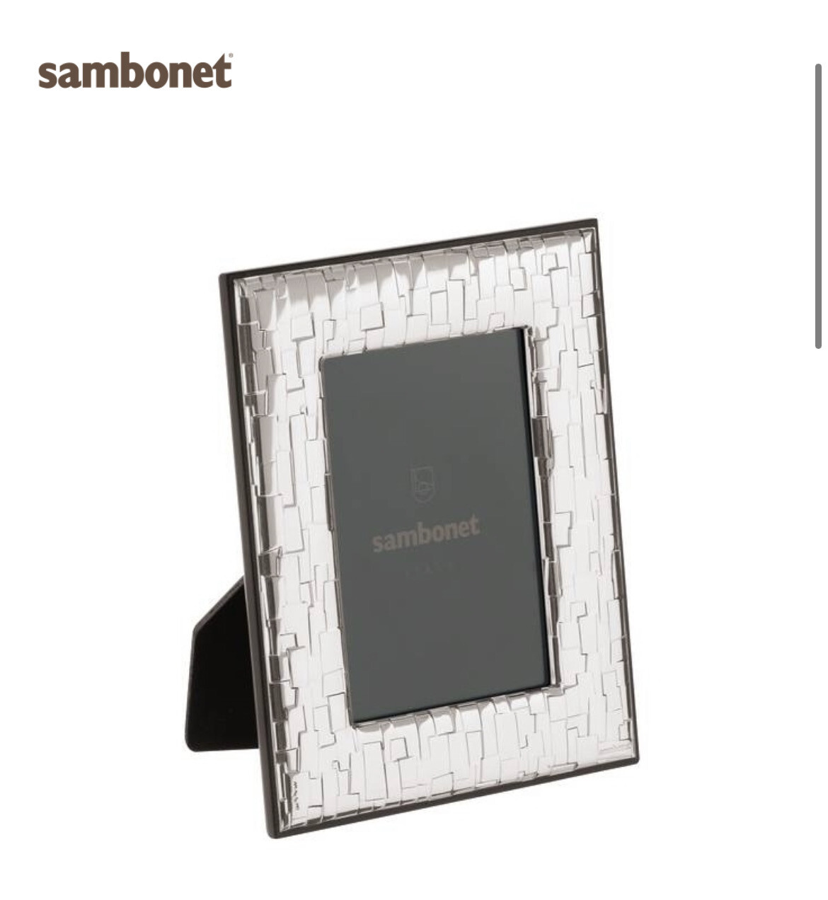 Porta foto cm9x13 Luxury argento - Skin