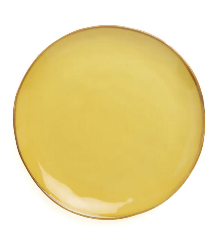 Piatto tondo da portata cm 32 - concerto ocra