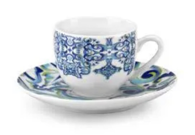 Set 6 tazzine con piattino caffè - Maiorca