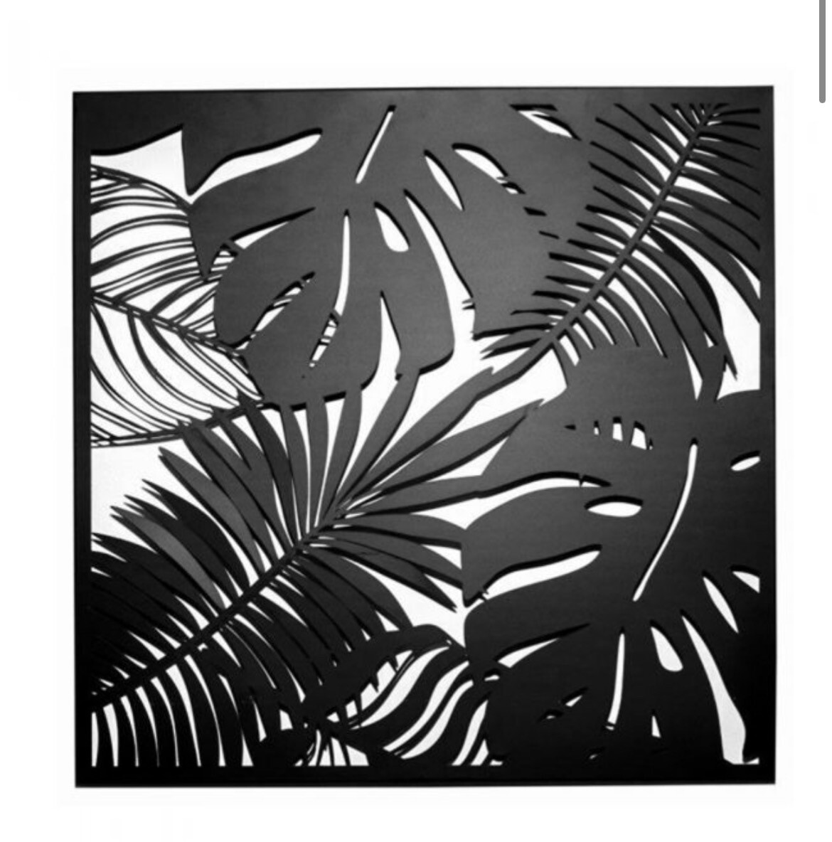 Quadro tropical Philo nero