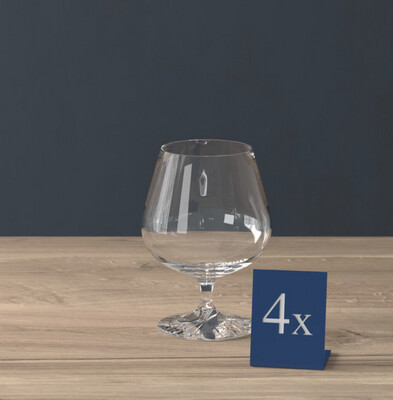 VILLEROY &amp; BOCH Entree Coppa Cognac Set 4 pz 132mm