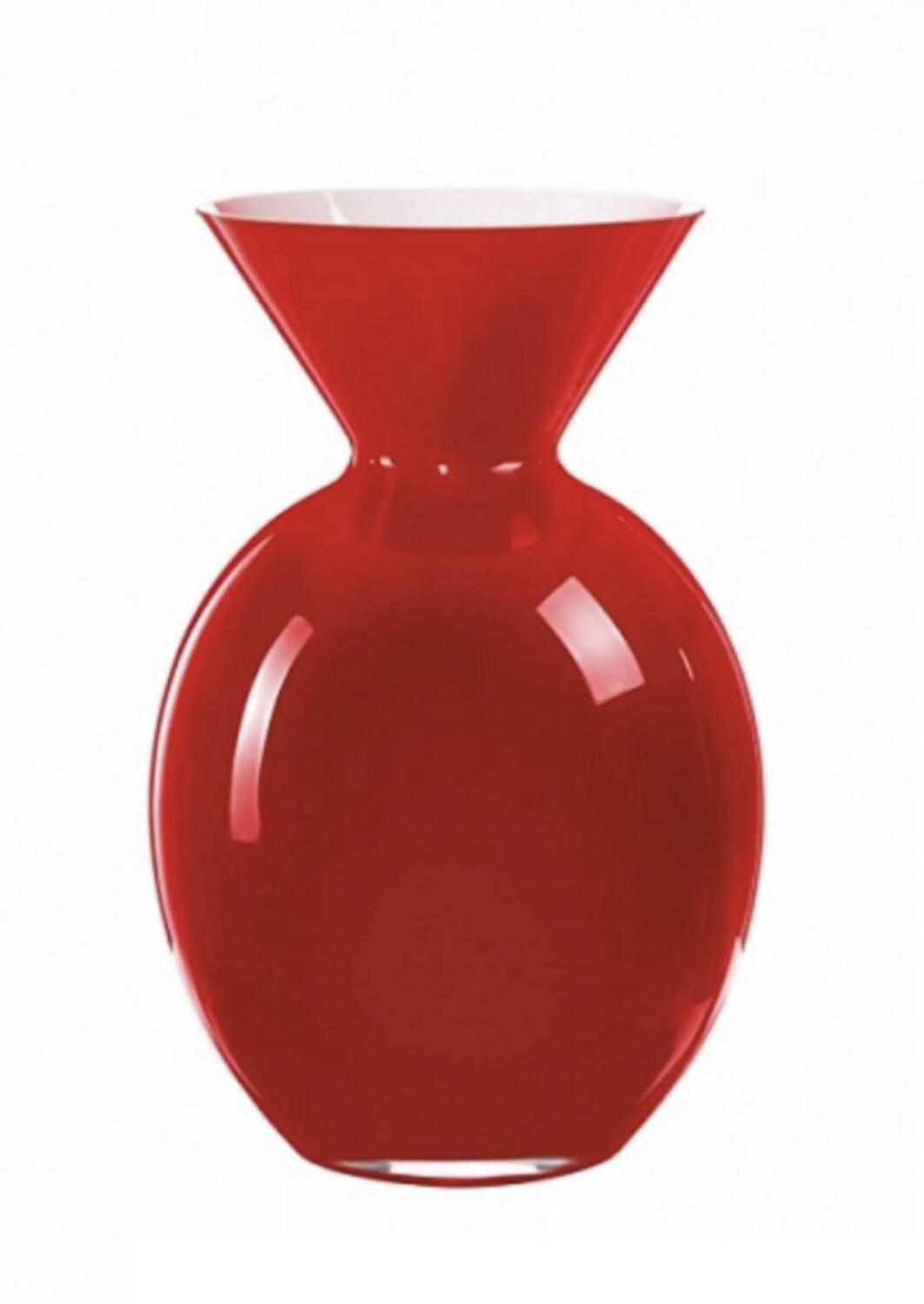 Vaso vetro H.20 - pallottino rosso