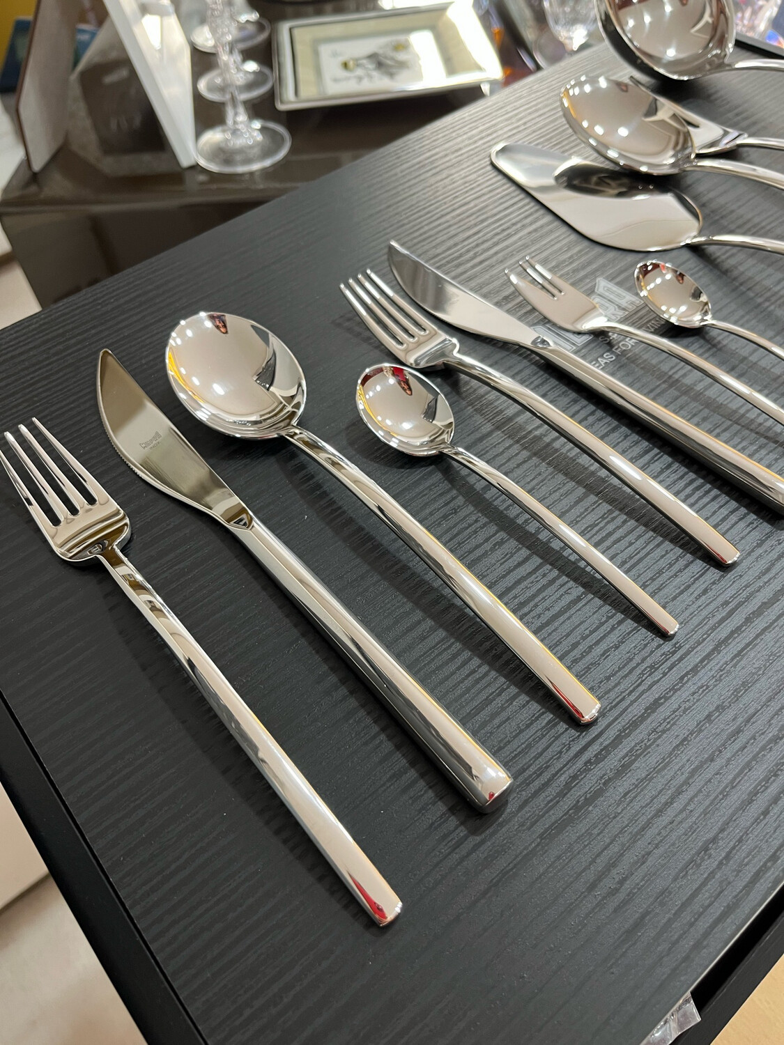 Bauletto in legno set posate 124 pezzi - Due Mepra