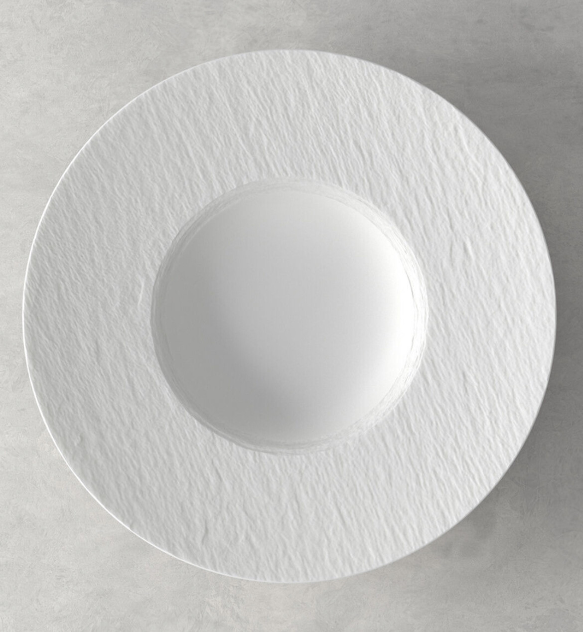 VILLEROY &amp; BOCH 
Set 6 Manufacture Rock blanc Piatto pasta 28x28x5cm