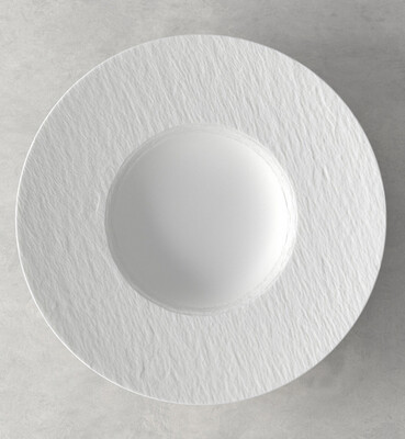 VILLEROY &amp; BOCH 
Set 6 Manufacture Rock blanc Piatto pasta 28x28x5cm
