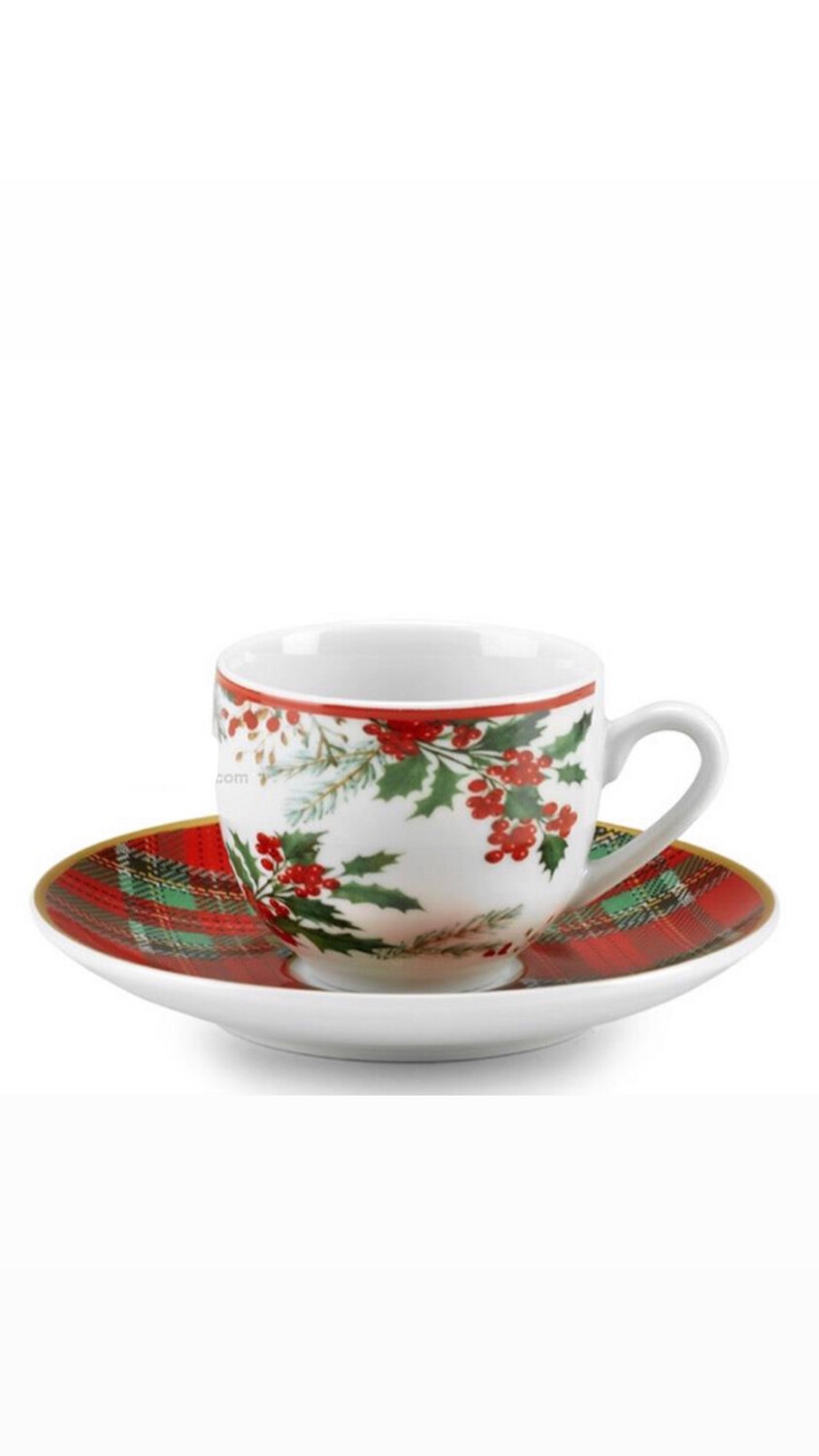 Set 6 tazzine con piattino - Scottish