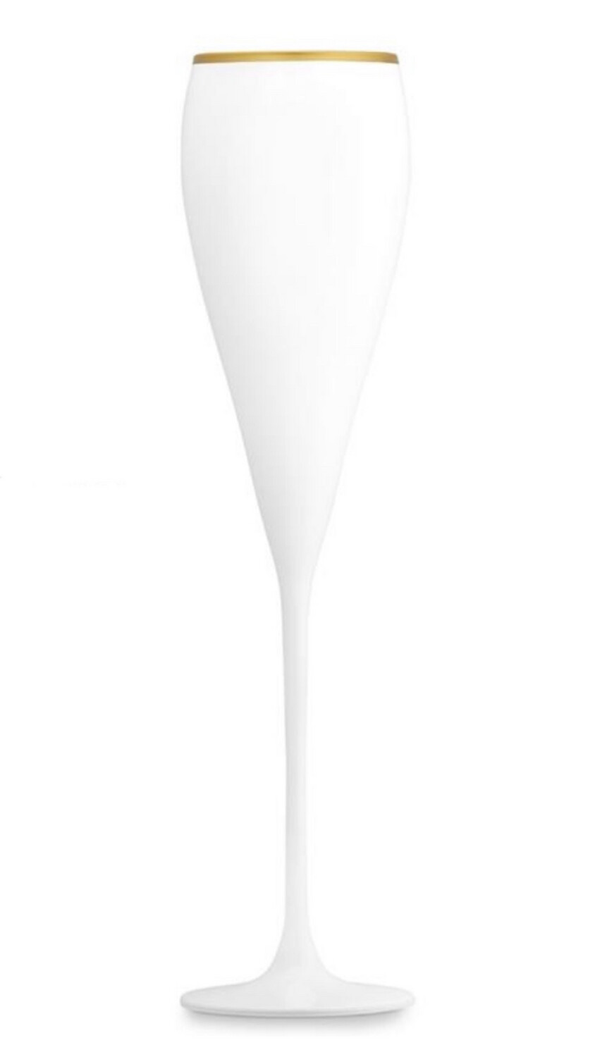 Set 6 flûte bianco filo oro - Chamonix