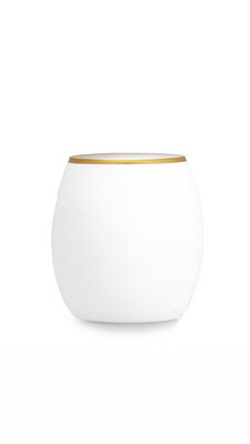 Set 6 bicchieri acqua bianco filo oro - Chamonix
