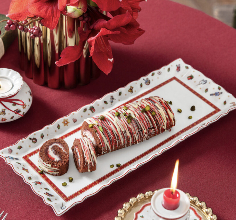 Toy‘s Delight vassoio per torta multicolore/rosso/bianco, 39 x 16 cm- Villeroy &amp; Boch