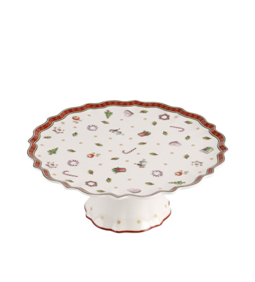 VILLEROY &amp; BOCH Toy&#39;s Delight piatto da torta piccolo su piedistallo