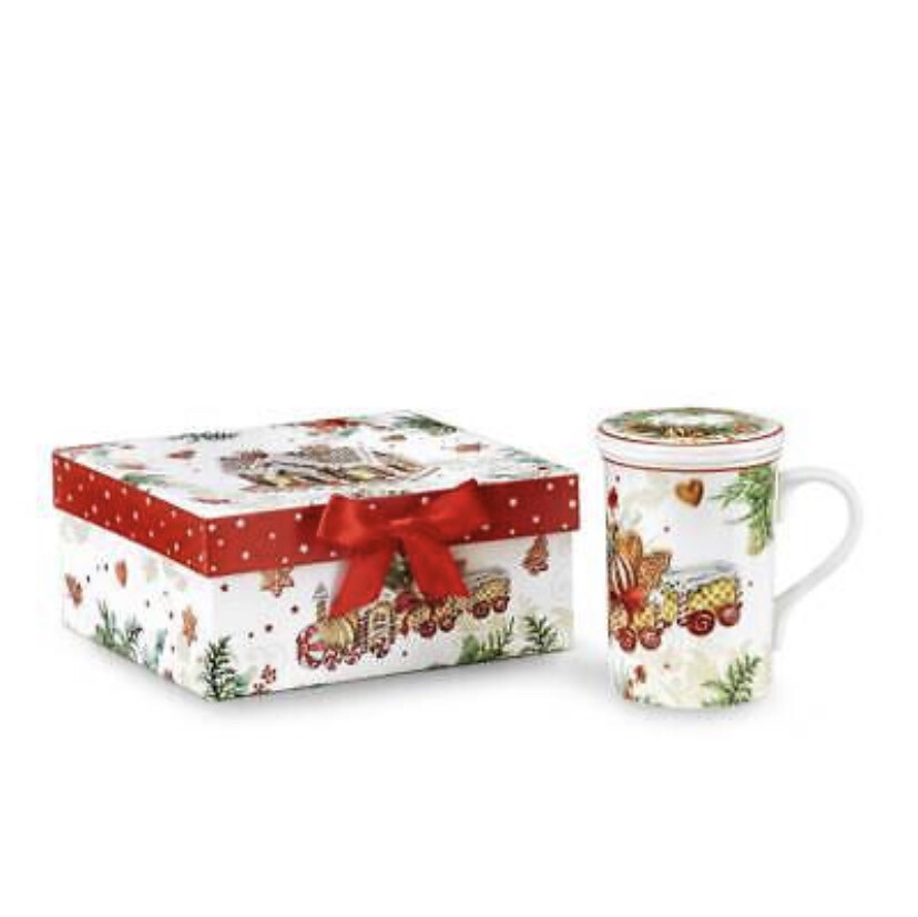 Tisaniera con scatola regalo - Gingerbread