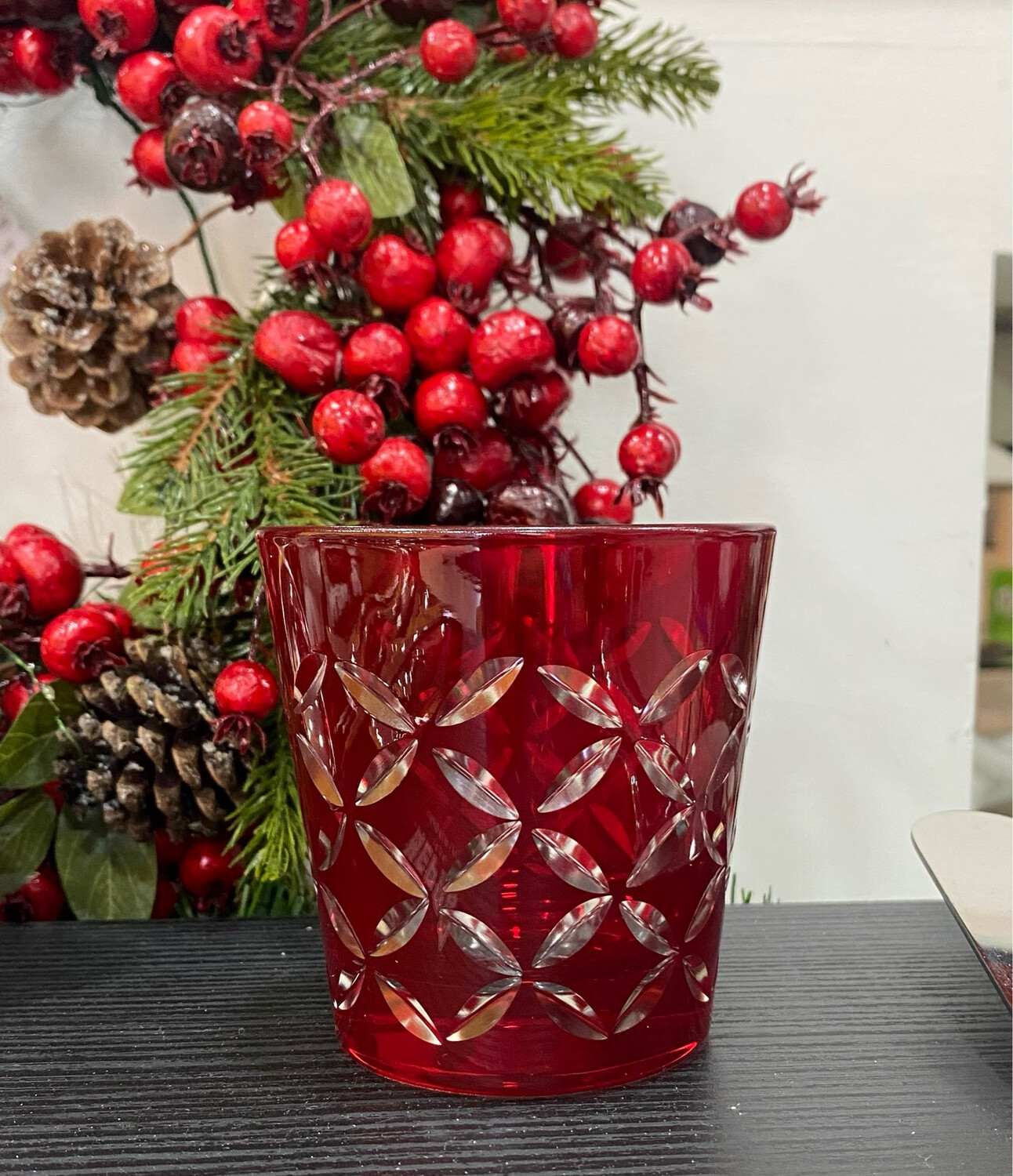 Set 6 bicchieri acqua rosso - I VENEZIANI