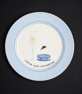 Piatto colazione Caviar e Chapagne - Blogo