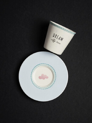 Tazza caffè con piattino Dream - Blogo