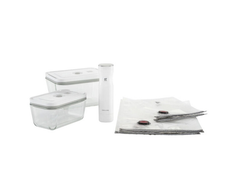 ZWILLING FRESH &amp; SAVE SET SOTTOVUOTO, VETRO / M/L, 7-PZ., BIANCO