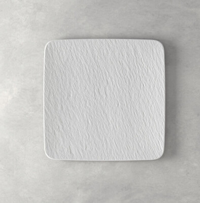 Manufacture Rock Blanc piatto da portata quadrato bianco