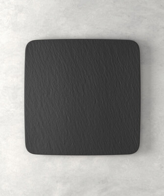 Manufacture Rock Nero piatto da portata 32,5 x 32,5 x 1,5 cm