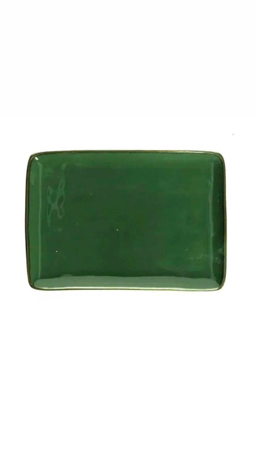 Vassoio rettangolare 26x19 - Concerto verde bosco