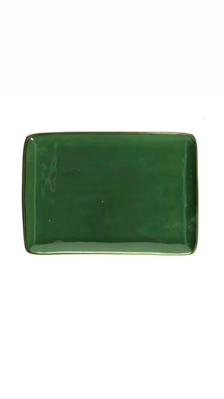Vassoio rettangolare 26x19 - Concerto verde bosco