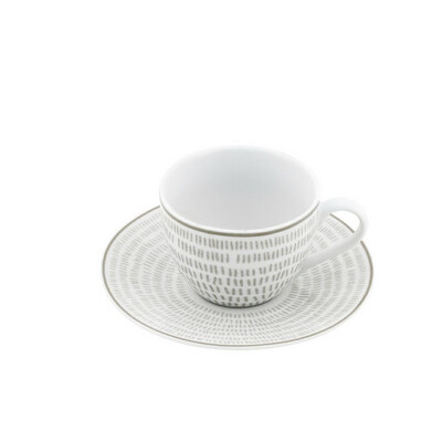 Set 12 tazze caffe con piattino - Milano