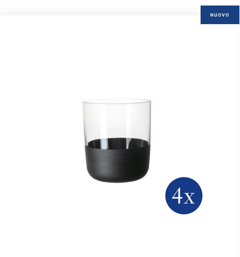 Set 4 bicchieri - Manufacture rock Villeroy &amp; Boch