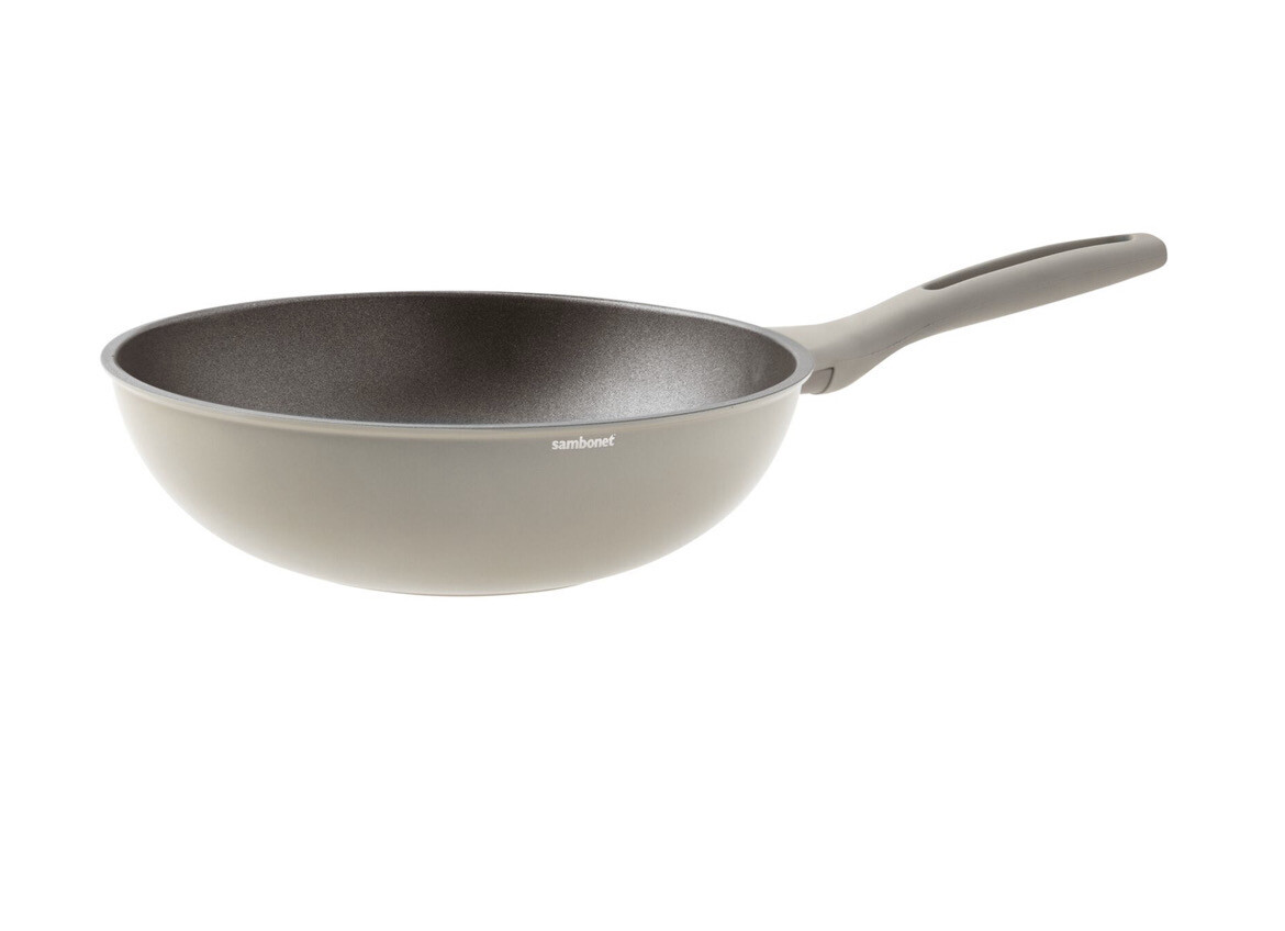 Wok cm.28 - Silver Force Sambonet