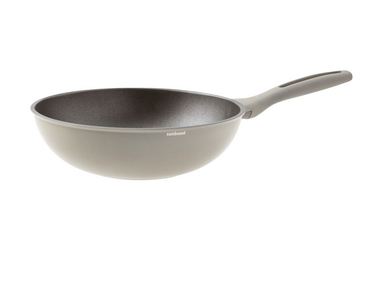 Wok cm.28 - Silver Force Sambonet