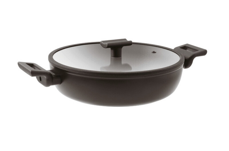 Tegame 2 manici cm.24 con coperchio - Titan pro Sambonet