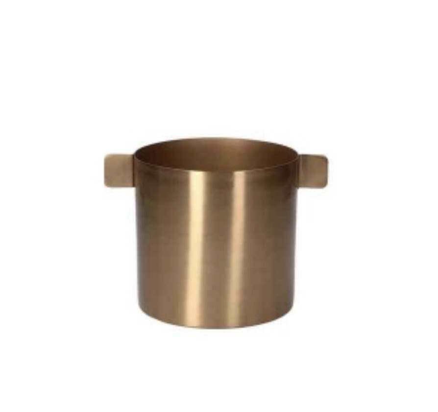 Cachepot metallo L - Terra