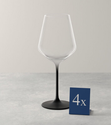 Set 4 calici acqua/vino rosso - Manufacture Rock Villeroy &amp; Boch