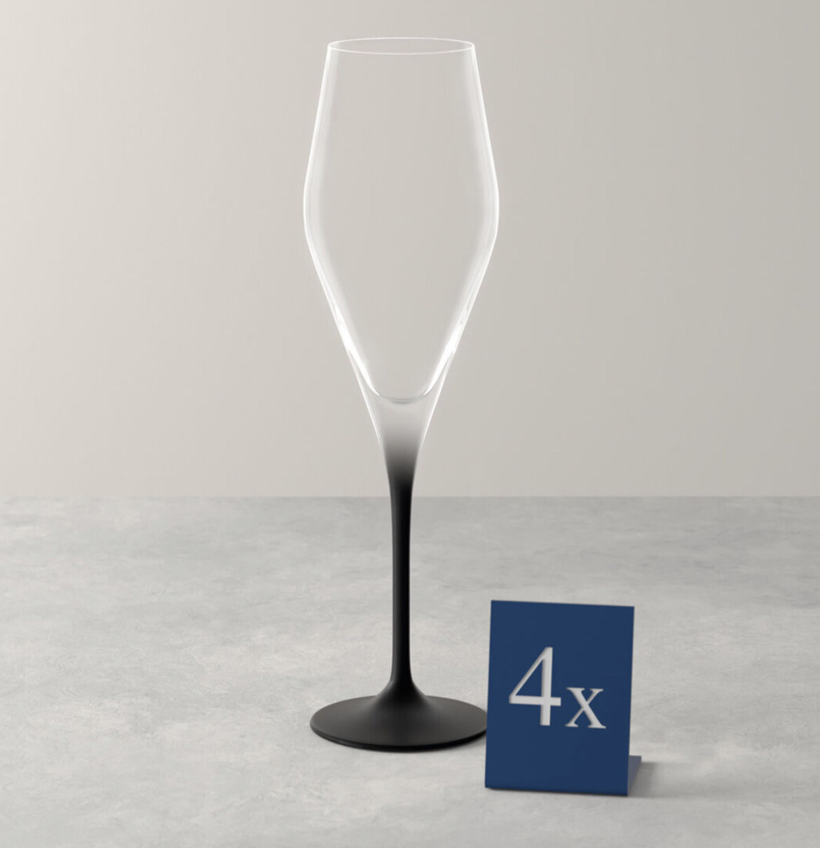 Set 4 flûte - Manufacture Rock Villeroy &amp; Boch