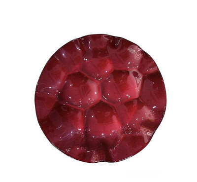 Centrotavola piccolo cm.24 rosso - onlylux