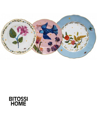 Set 3 piatti posto tavola - La Tavola Scomposta Fabula Bitossi