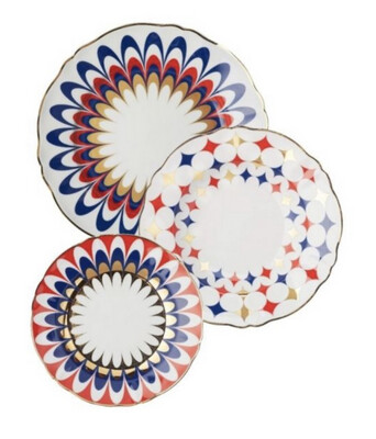 Set 3 piatti posto tavola - La Tavola Scomposta Abracadabra Bitossi