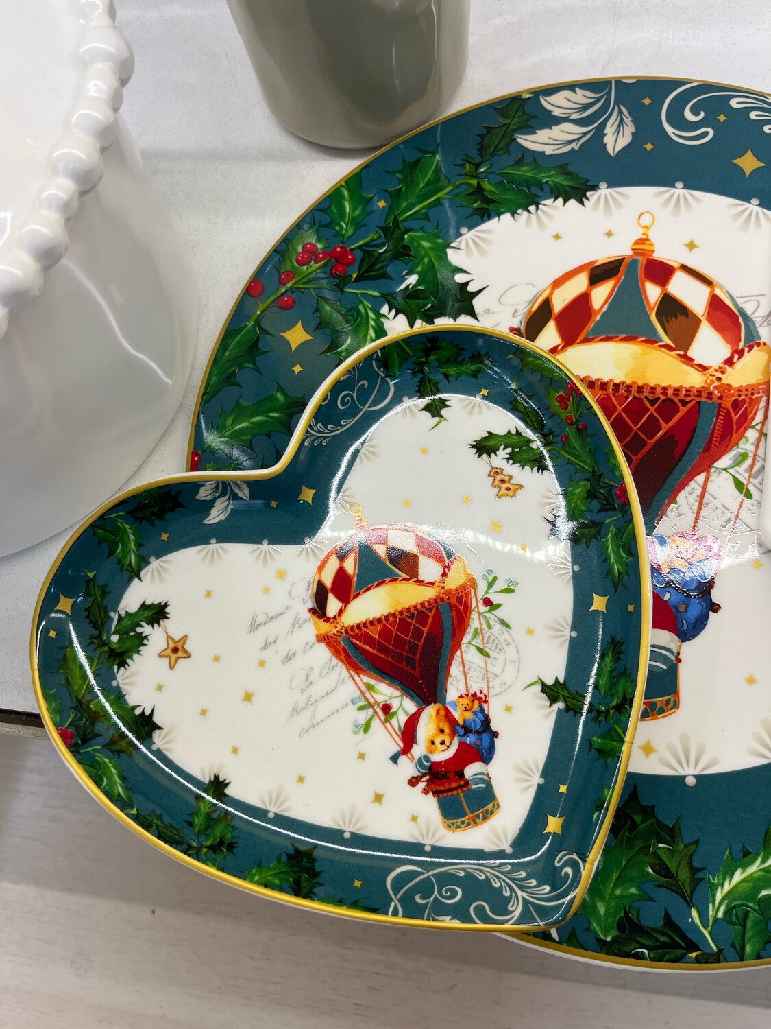 Set 2 piattini cuore - Melchy Fade