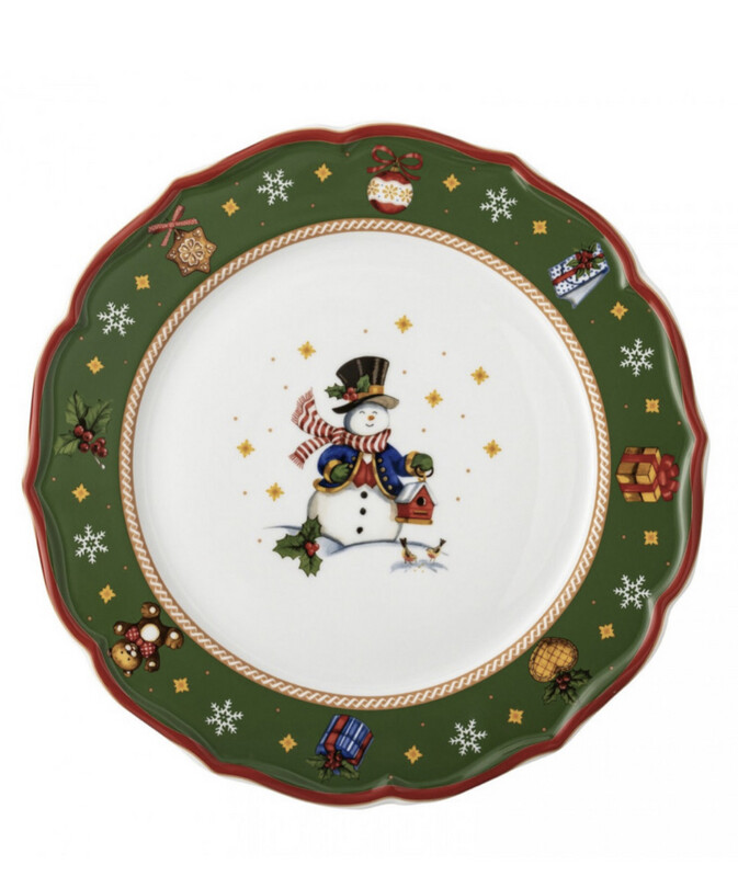 Piatto tondo cm33 - Happy Christmas Piatto tondo cm33 - Happy Christmas