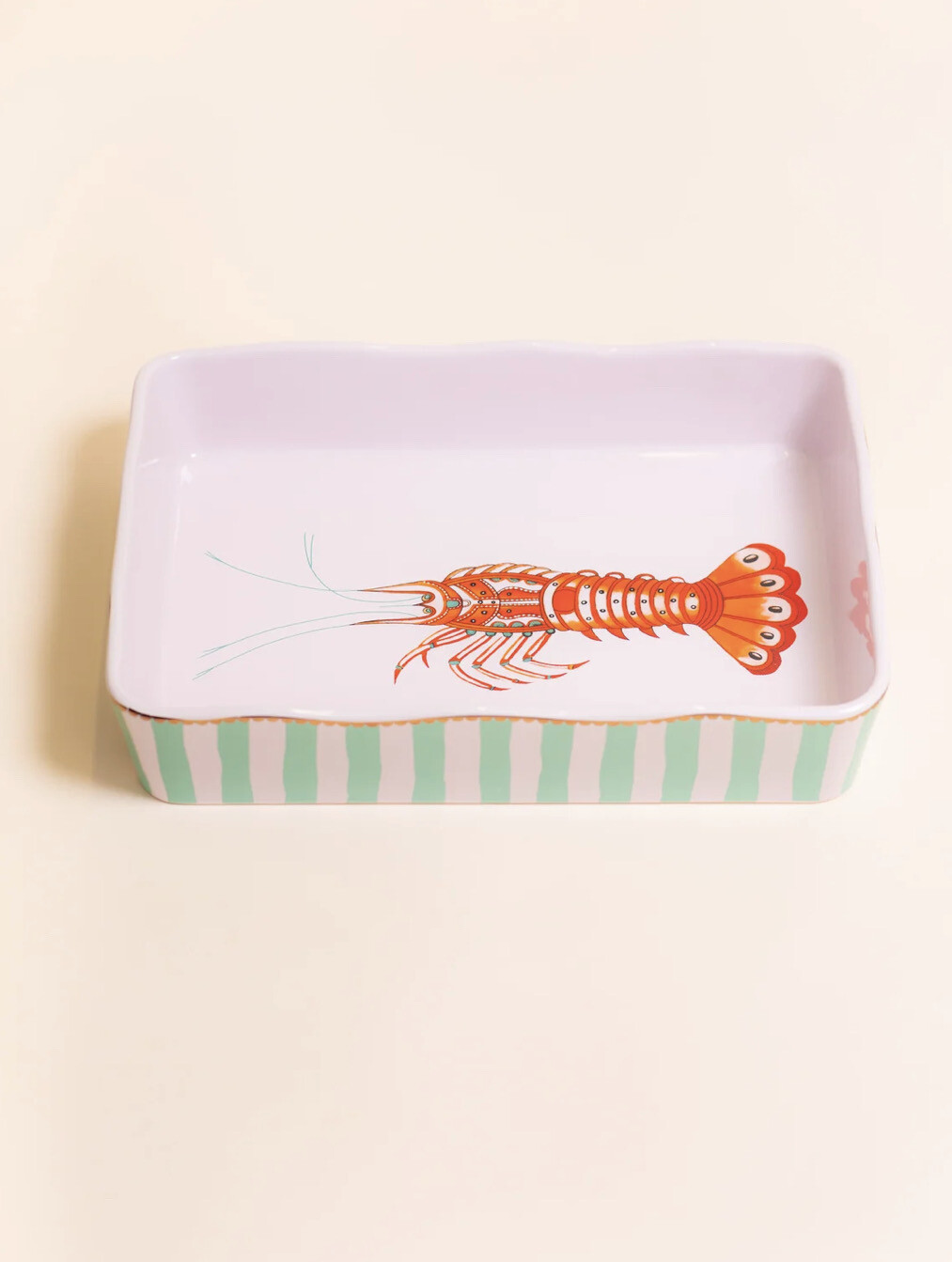 Teglia forno rettangolare 30x22 cm - Grès Lobster Yvonne Ellen