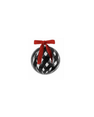 Palla Natale vetro tonda - Optical Baci Milano